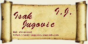 Isak Jugović vizit kartica